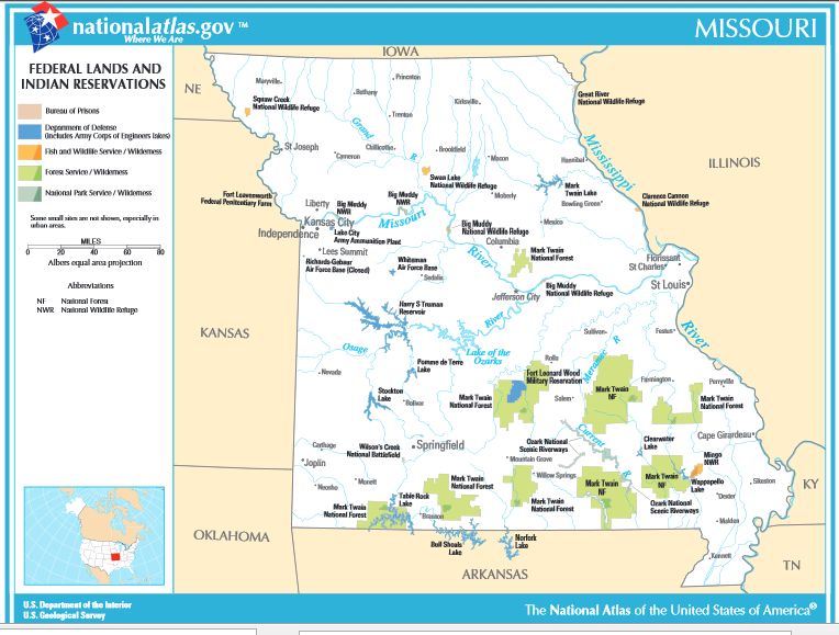 Oil and gas extraction on federal land in Missouri Ballotpedia
