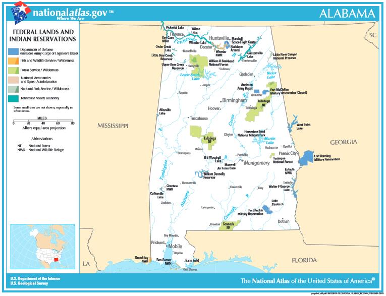 Federal land policy in Alabama Ballotpedia