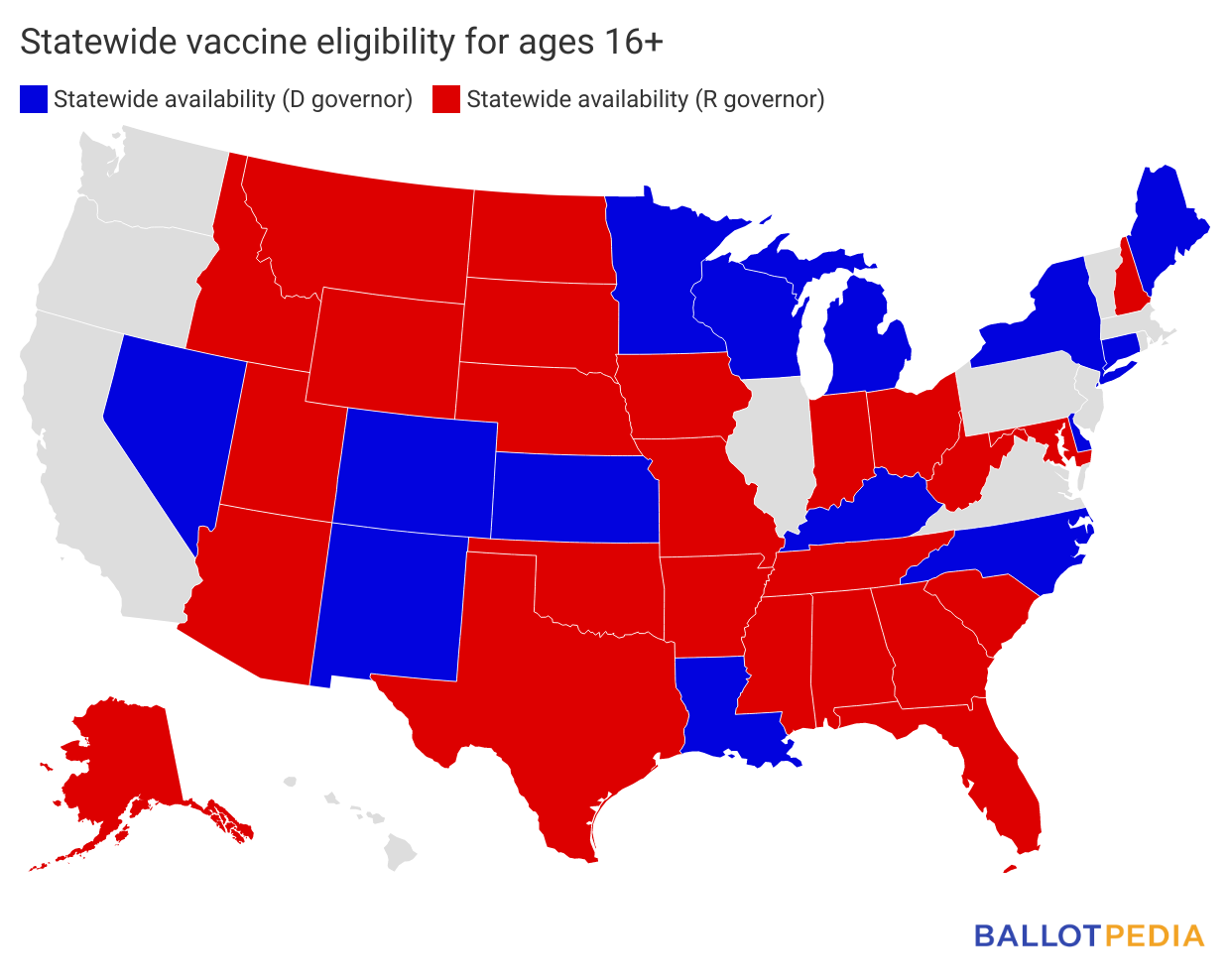Statewide vaccine eligibility for ages 16+