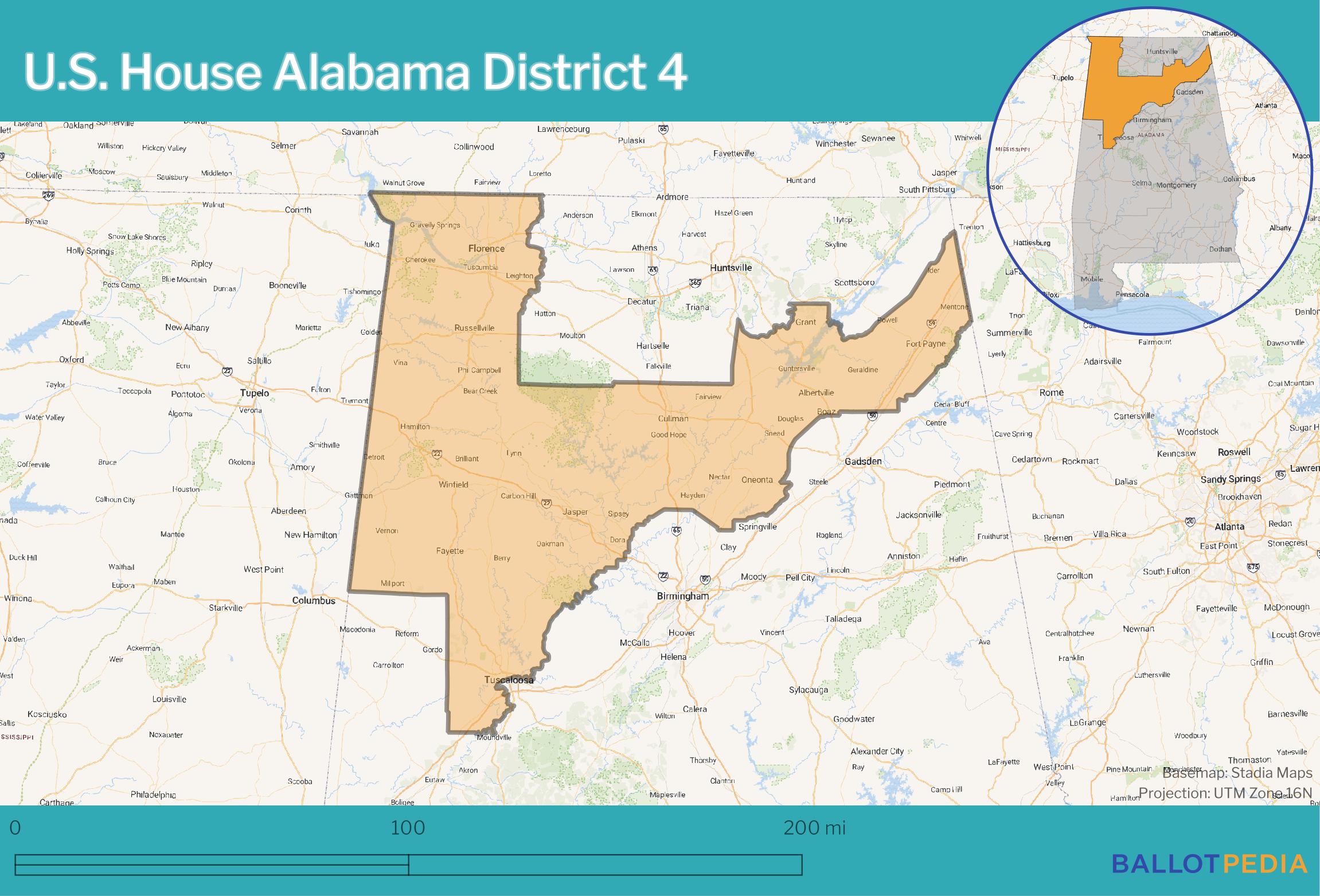 Alabama's 4th Congressional District election, 2026 - Ballotpedia