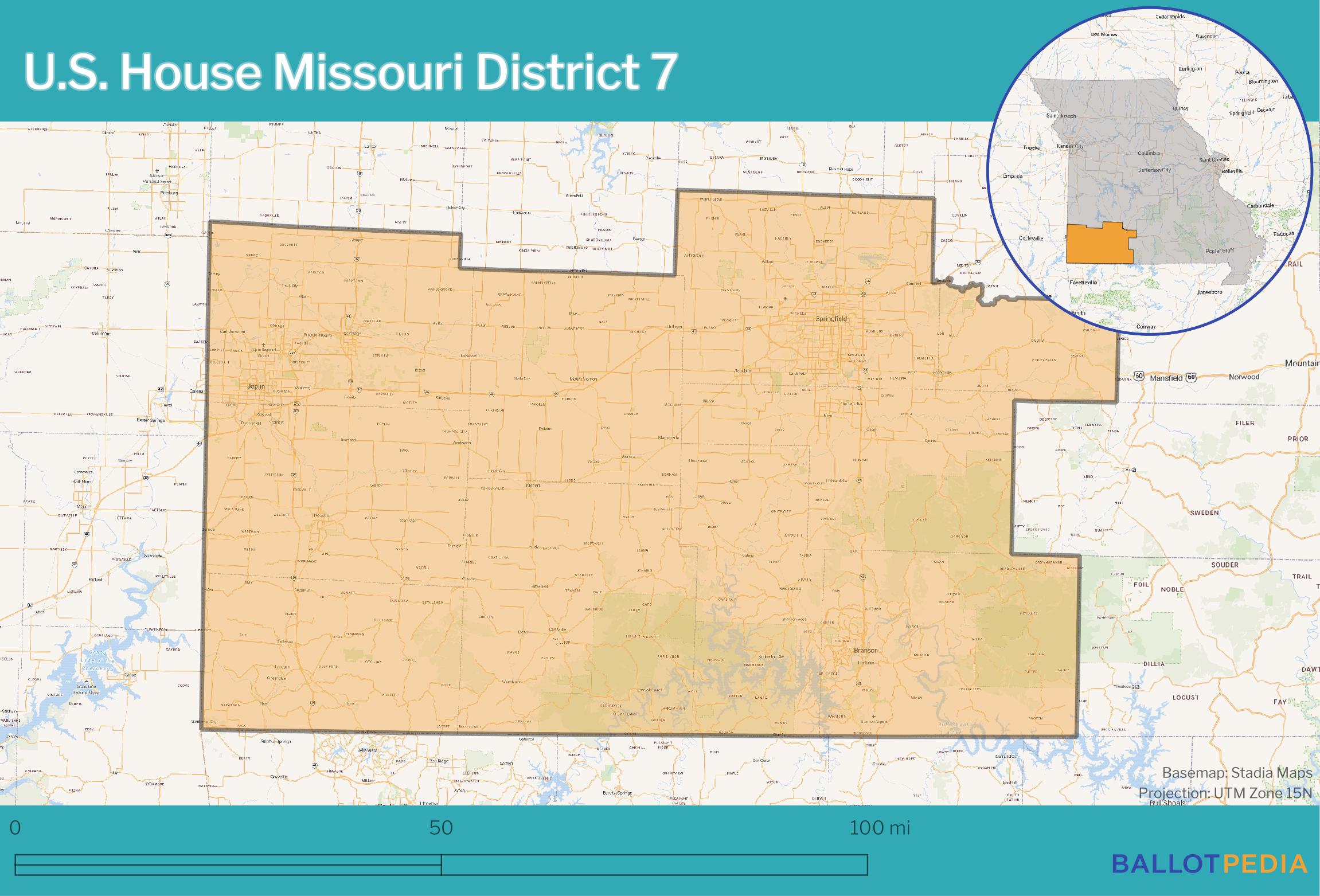 Missouri S 7th District Election 2026 Ballotpedia 2027 01 03 Mo District 07 