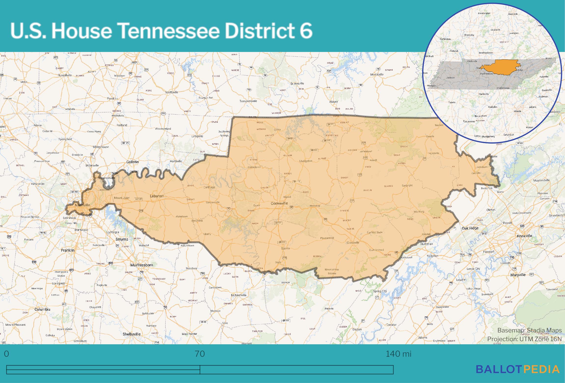 Tennessee's 6th Congressional District election, 2026 - Ballotpedia